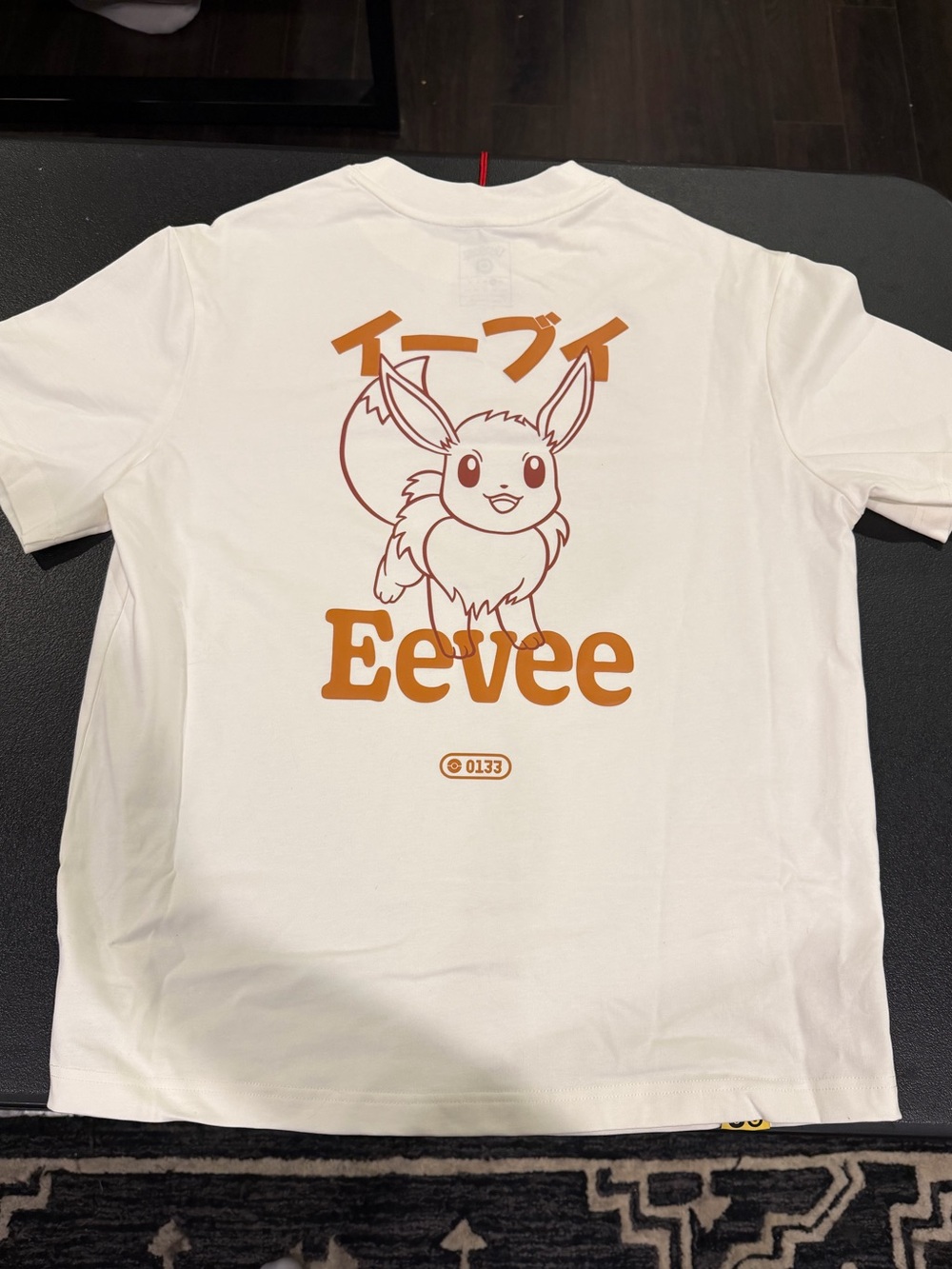 Pokémon x Target 30th Anniversary Eevee Short Sleeve T-Shirt Size S